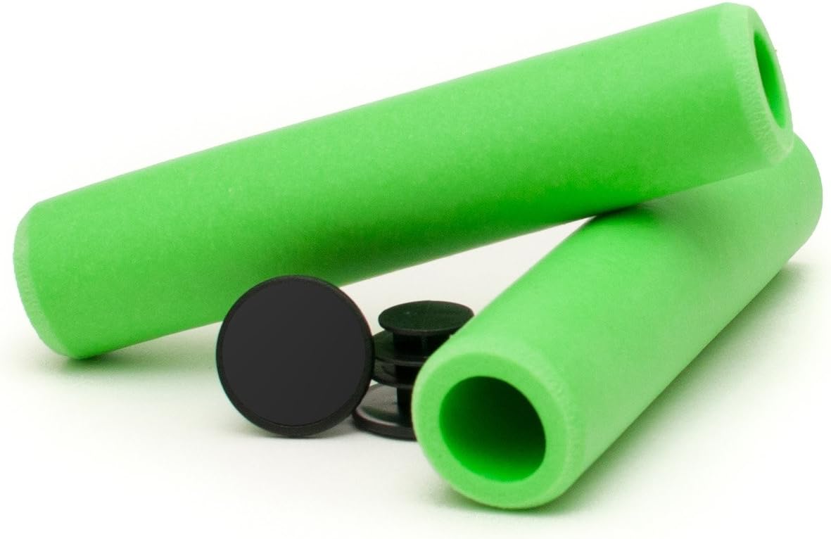 Astiboutique Eco-Friendly Silicone Foam MTB Grips | Memory Foam Technology & Ergonomic Design | Anti-Slip, Shockproof & Weather Resistant Bicycle Handles | for Comfortable Cycling | 9 Colors