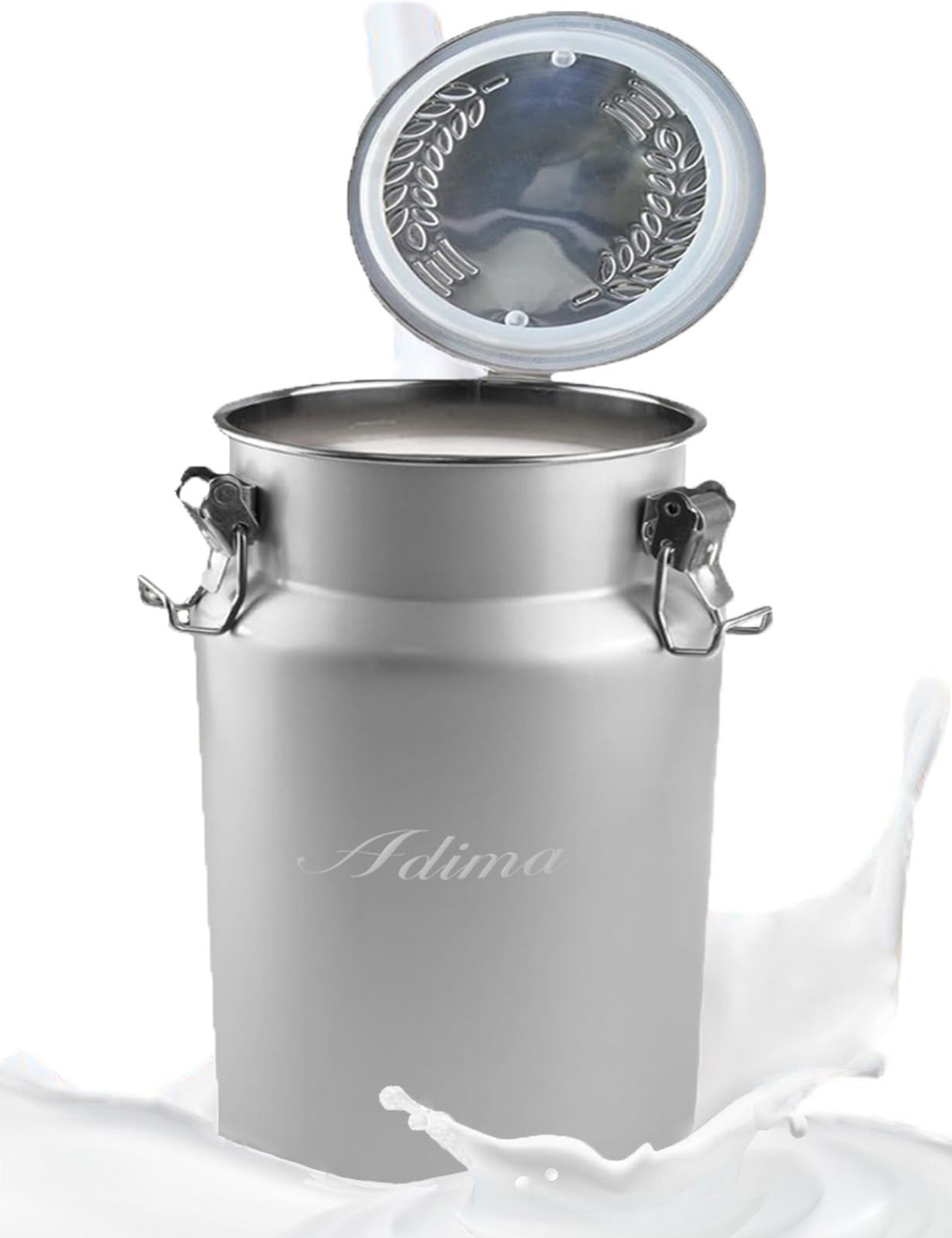 Seau à lait en acier inoxydable 5L pour conserver vos liquides