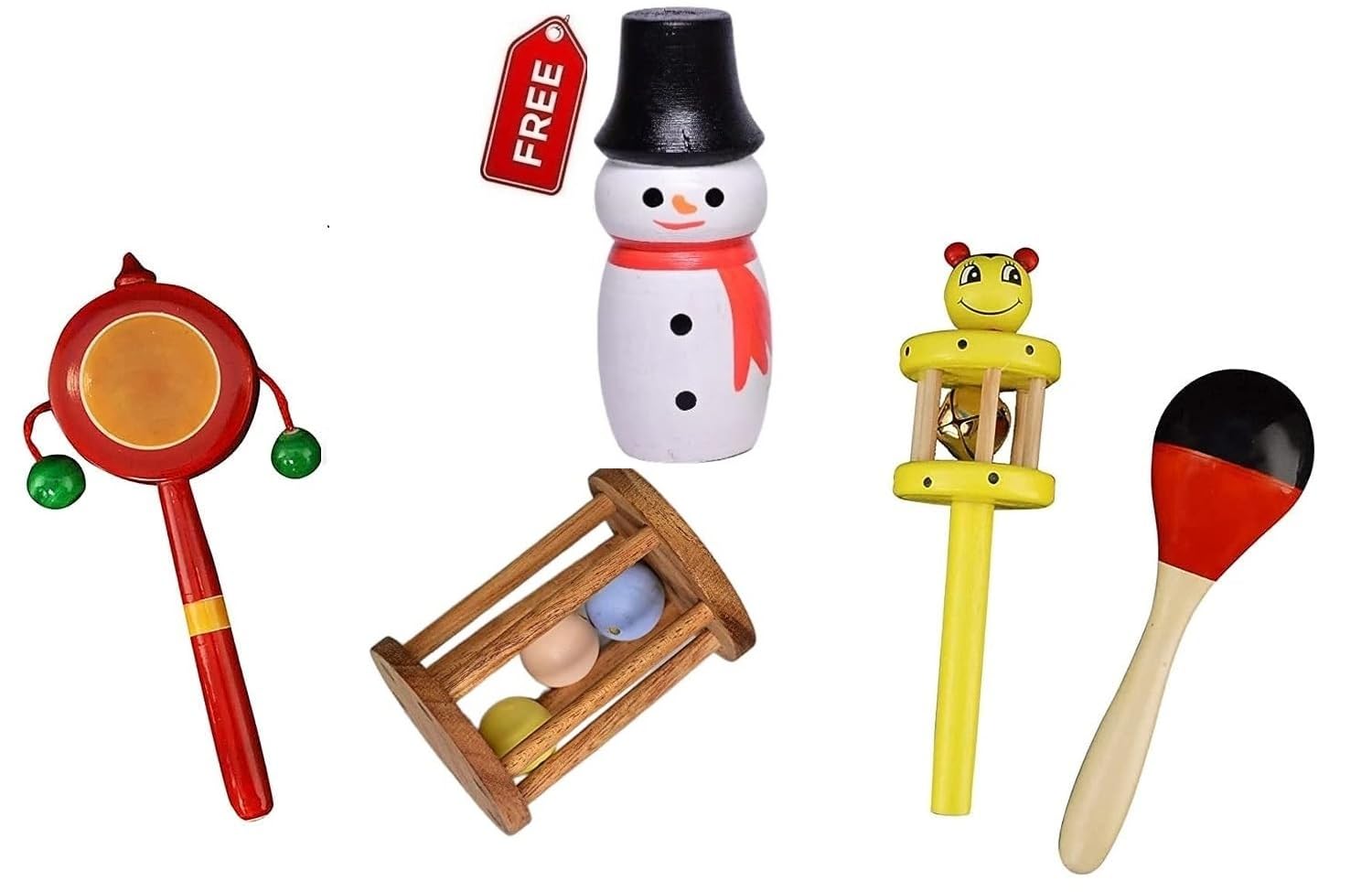 See full amazon price history chart for Channapatna Toys Wooden Rattles Toys for Baby/New-Born Infant Kids - Set of 4 pcs - Multicolor - Discover Sounds, Develops Sensory Skills Channapatna Toys Wooden Rattles Toys for Baby/New-Born Infant Kids - Set of 4 pcs - Multicolor - Discover Sounds, Develops Sensory Skills (B09K6FP2H4) Amazon Price History, Amazon Price Tracker