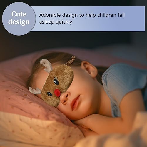 Vista 74 de Lindas máscaras para dormir, máscara de ojos de gato de dibujos animados, máscara de felpa para dormir y venda de viaje, divertida sombra de ojos