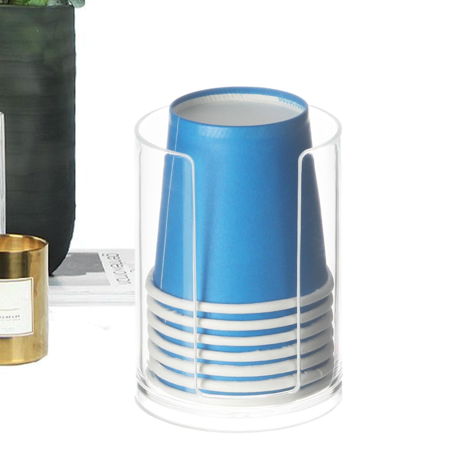 Dispensador de vasos - Portavasos montado en la pared, Dispensador de vasos desechables | Portavasos de papel para enjuague bucal para baño, dispensador de vasos portátil para el hogar, oficina, cocin