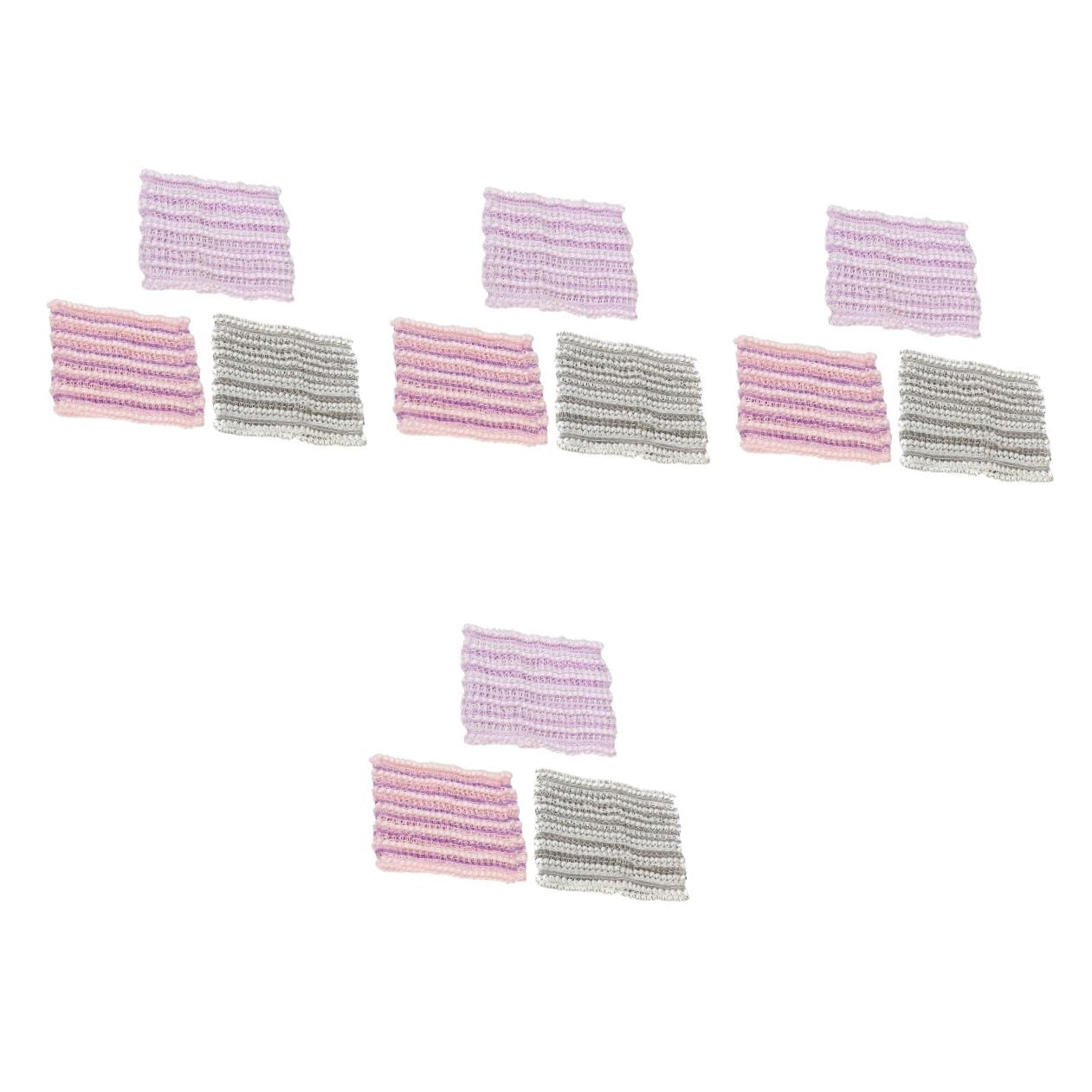 12 Piezas Diadema De Malla Cintas Para El Cabello Para Niñas Diadema Cosmética Gomas Para Niñas Envolturas De Cabeza De Spa Diademas De Moda Cráneo Perder Elasticidad Poliéster