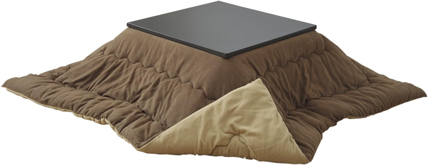 Nishikawa Sangyo Co. Reversible Kotatsu 80 Square Use (Kakebuton) Brown/Beige ABR0508011-BR