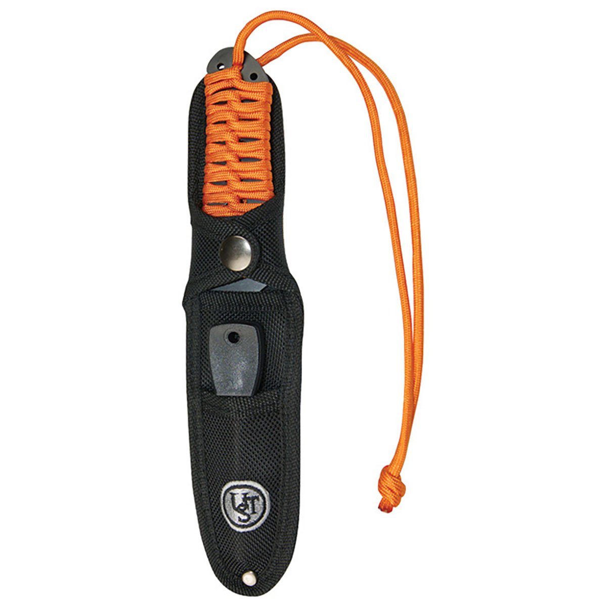 UST Full Tang ParaKnife FS 4.0 with 4 Inch Serrated Blade, Paracord Lanyard and Fire Starter for Hiking, Backpacking, Camping and Outdoor Survival