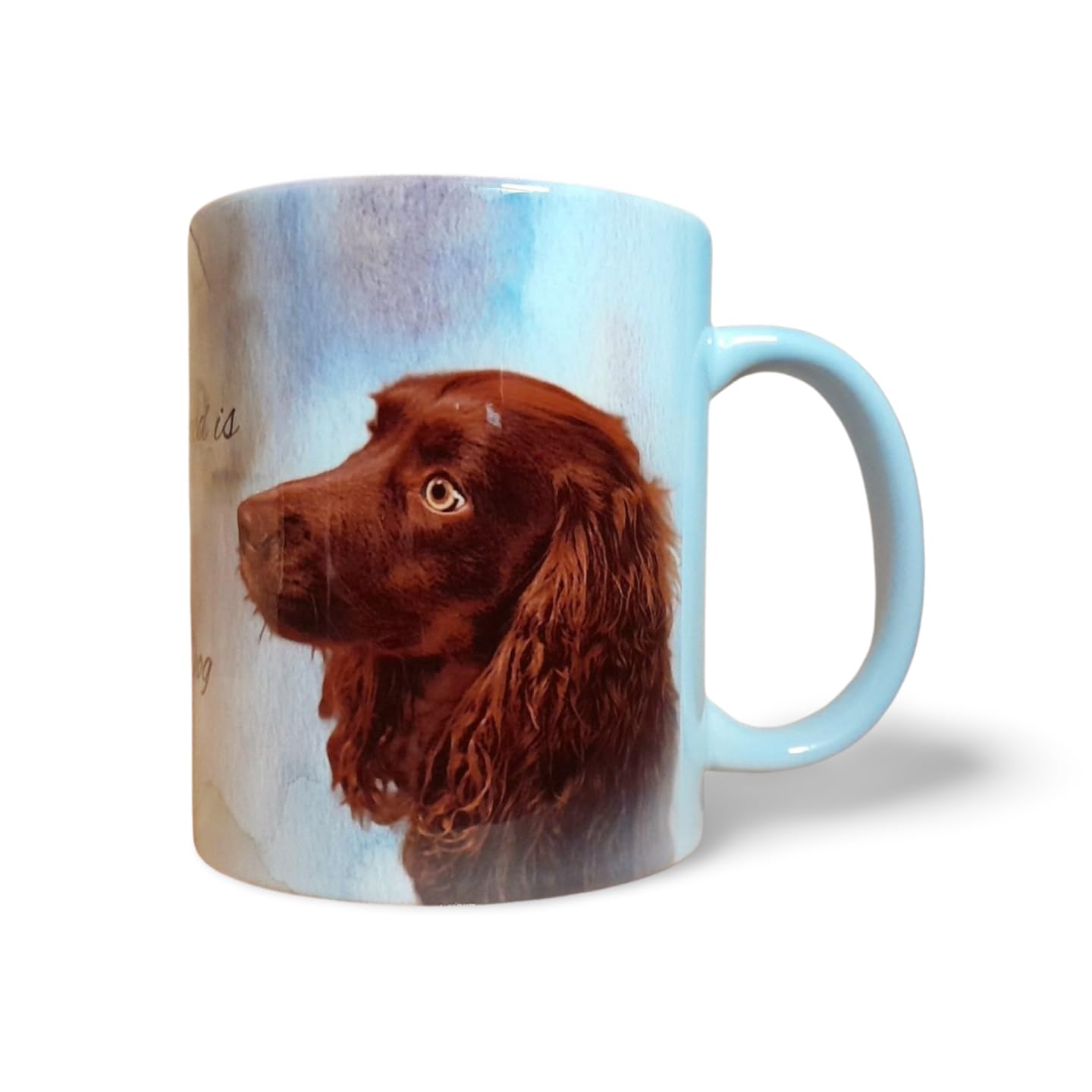 Chocolate Cocker Spaniel Dog Coffee Mug, 11oz 325ml Tea Cup, Original Design