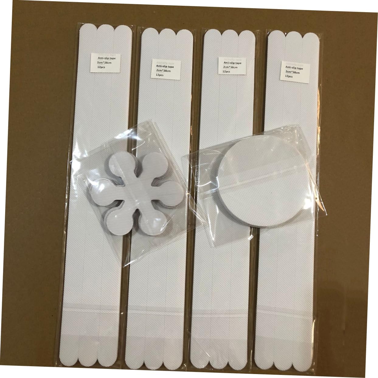 Unomor 8pcs Snowflake Shape Slip Stickers for Bathtubs and Showers Non-Skid Decals for Bathroom Safety for Slippery Surfaces Easy to Apply