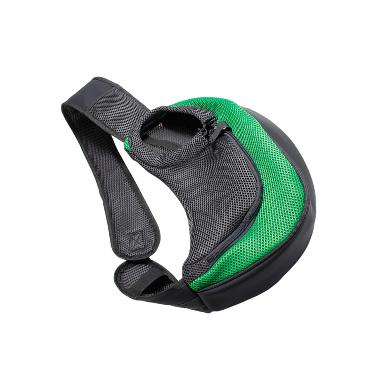 Bolso para mascotas pequeñas verde y bandolera cruzada para gatos de viaje