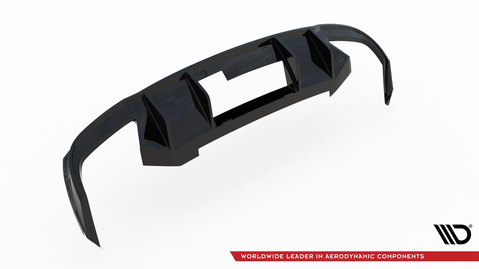 Maxton Design Heckdiffusor V.2 für Skoda Octavia RS 3 III 5E (Diesel und Benziner) Hochglanz schwarz