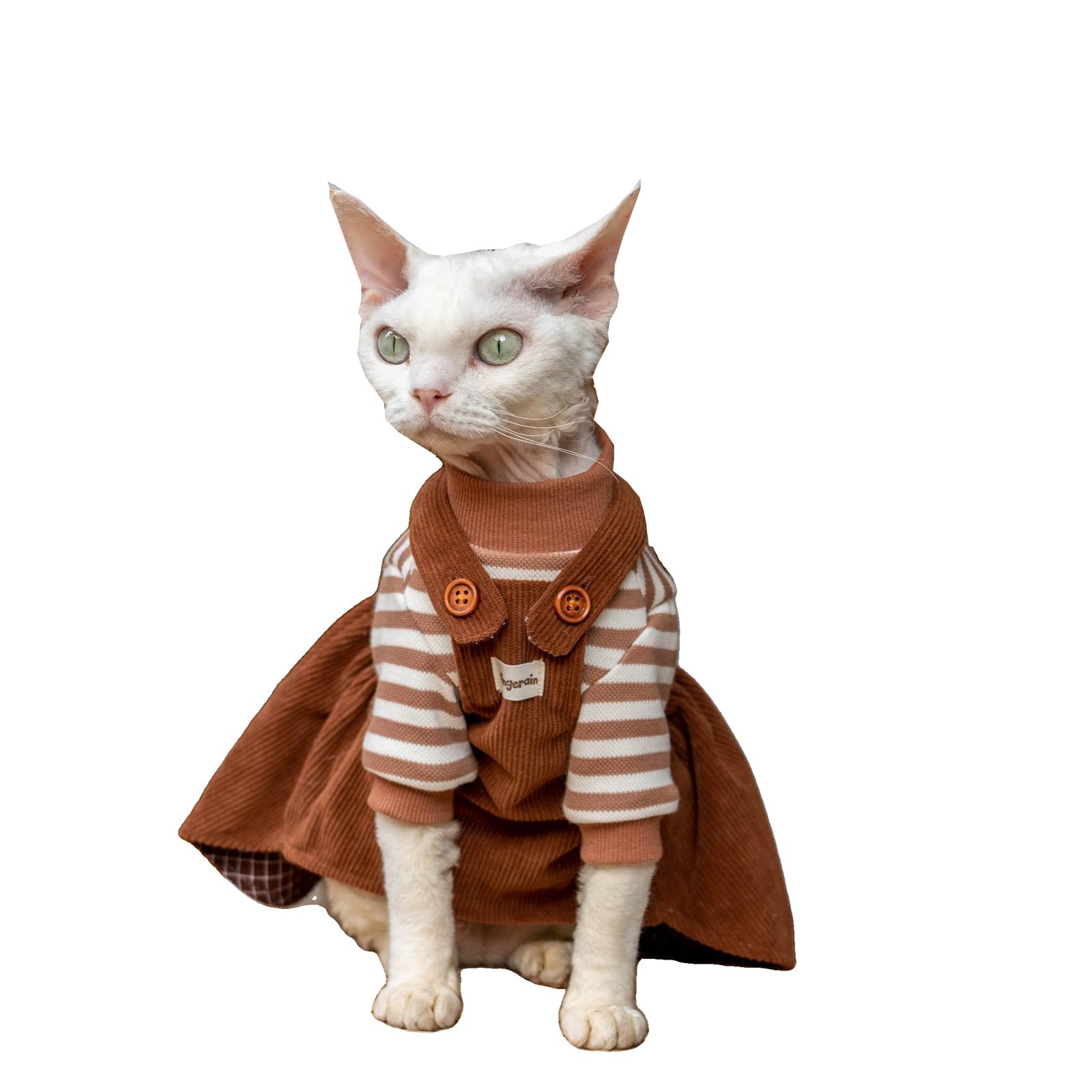 Vestido de gato suave OMEM con tirantes y cuello alto para sesiones de fotos