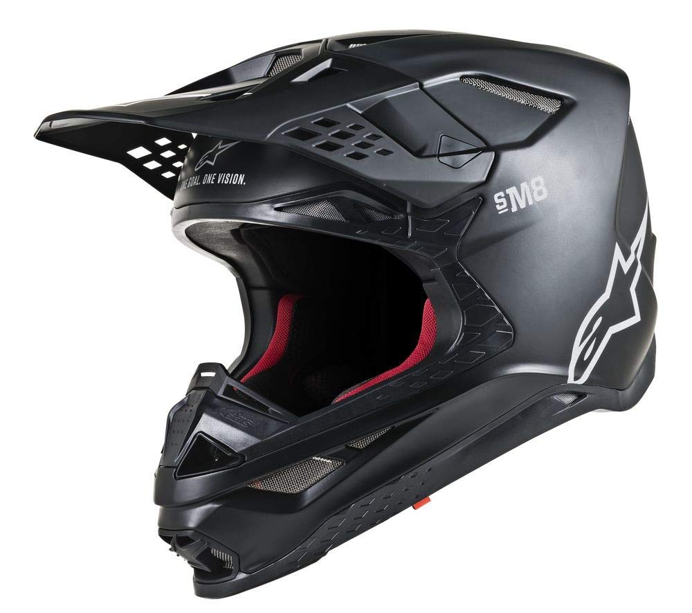 Amazon.com: Alpinestars Supertech M8 Solid Helmet-Matte Black-XL