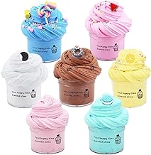 7 Set DIY Clay, Soft & Squishy Clay for Art Work, Non-Sticky, Party Favors and Birthday Present (Multicolor)