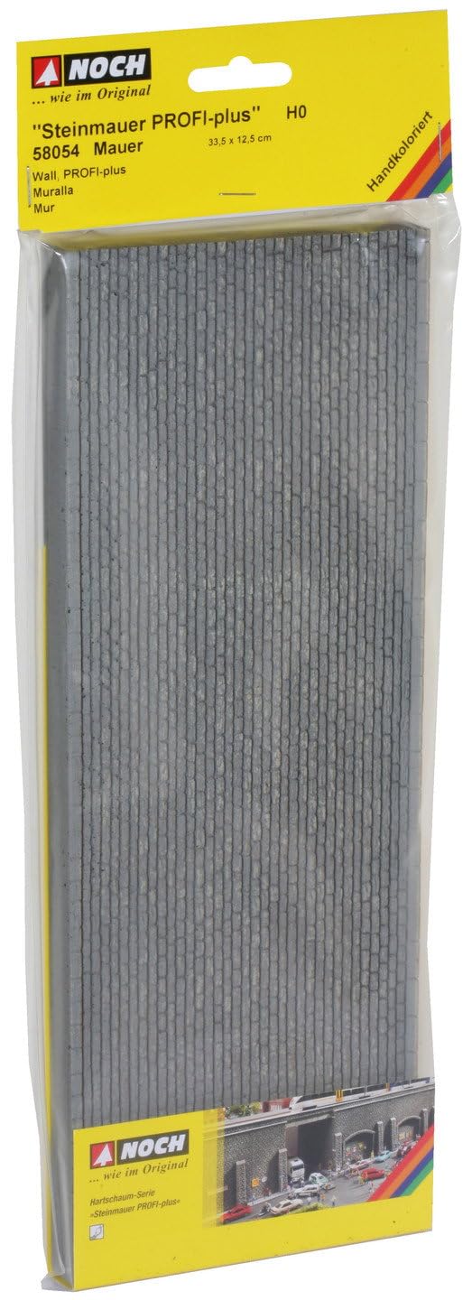 Noch - 58054 - Modélisme Ferroviaire - Mur - 33,5 X 12,5 Cm