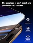 MAGIC JOHN 2 Boîte pour iPhone 16 Pro 6.3 protection d'écran en verre trempé de pouce [Non Max], HD Clair, sans bulles, installation facile, élimination automatique de la poussière Max