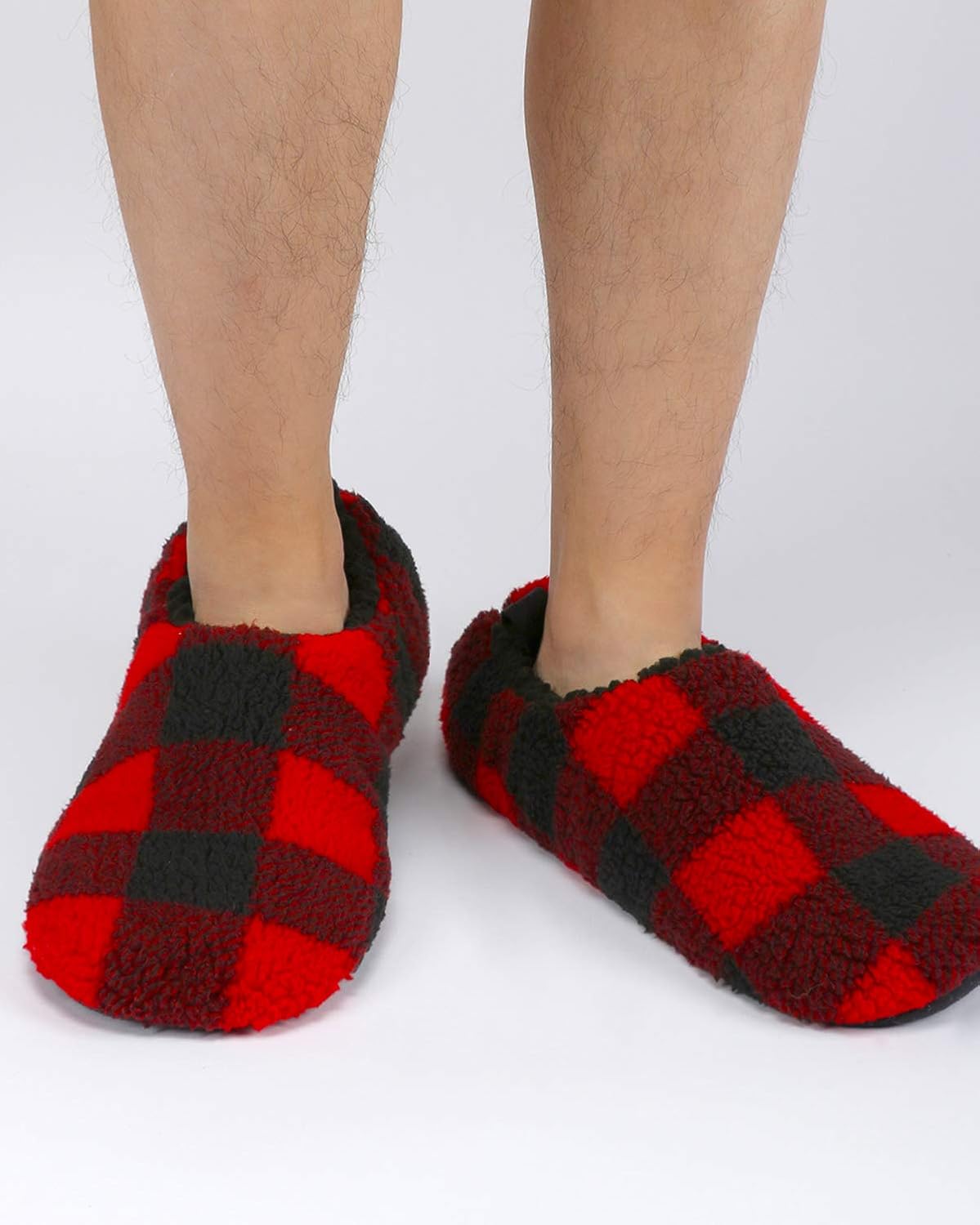 Panda Bros Mens Slipper Socks Low Cut Super Soft Warm Home Sock with Non-Slip Indoor Slipper Shoes Socks - Image 6