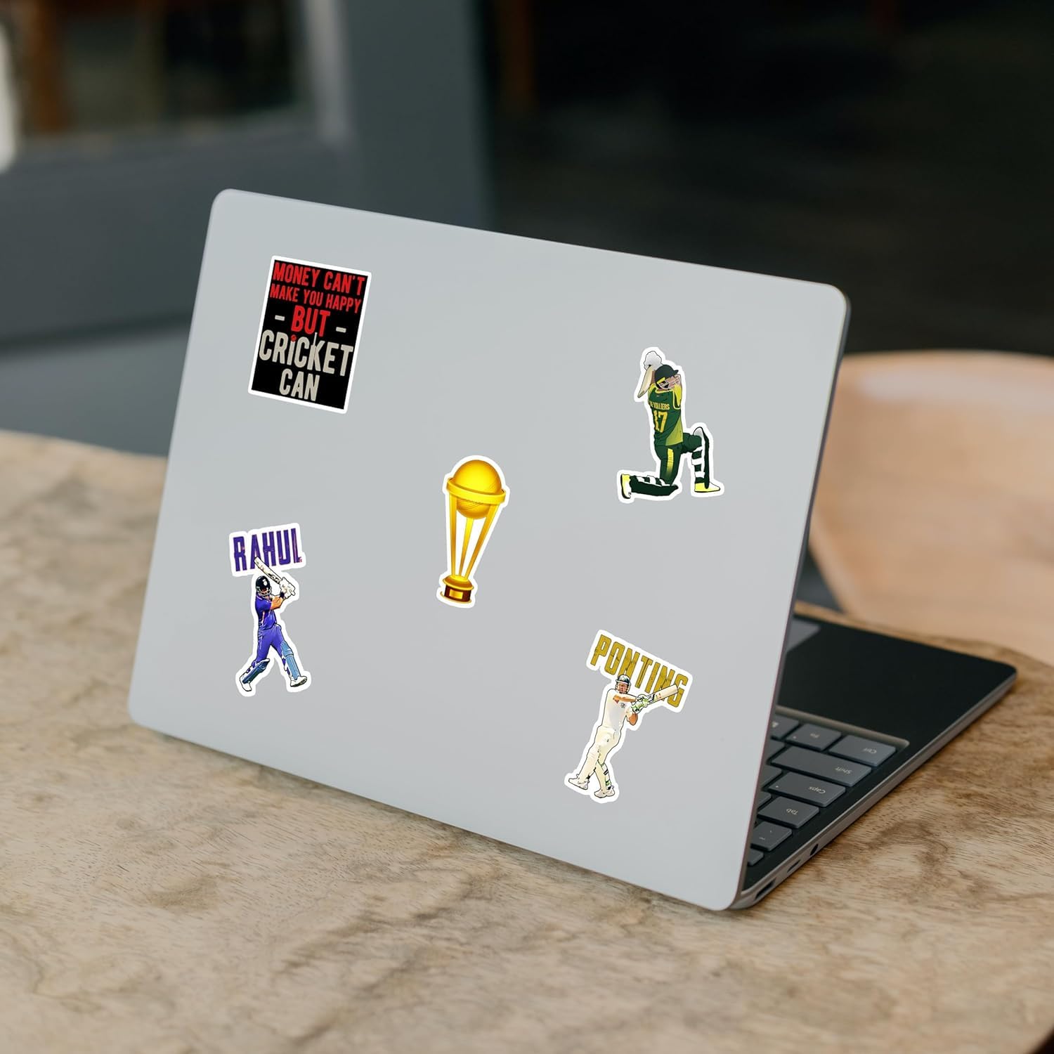 Titu Ki Baatein Cricket Stickers, 50 Pcs Sporty Vinyl Decals