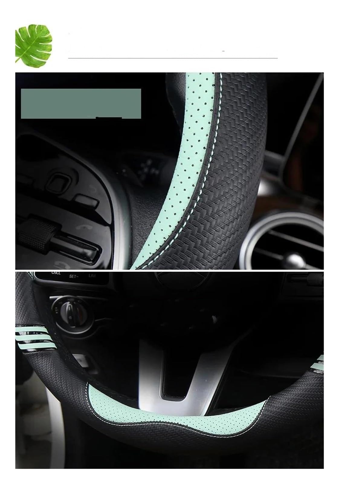 Pokrowiec na kierownicę ze skóry PU do samochodu z Focus 3 2015-2018 Kuga 2016-2019 Escape C-Max Ecosport 2018-2019 różowy