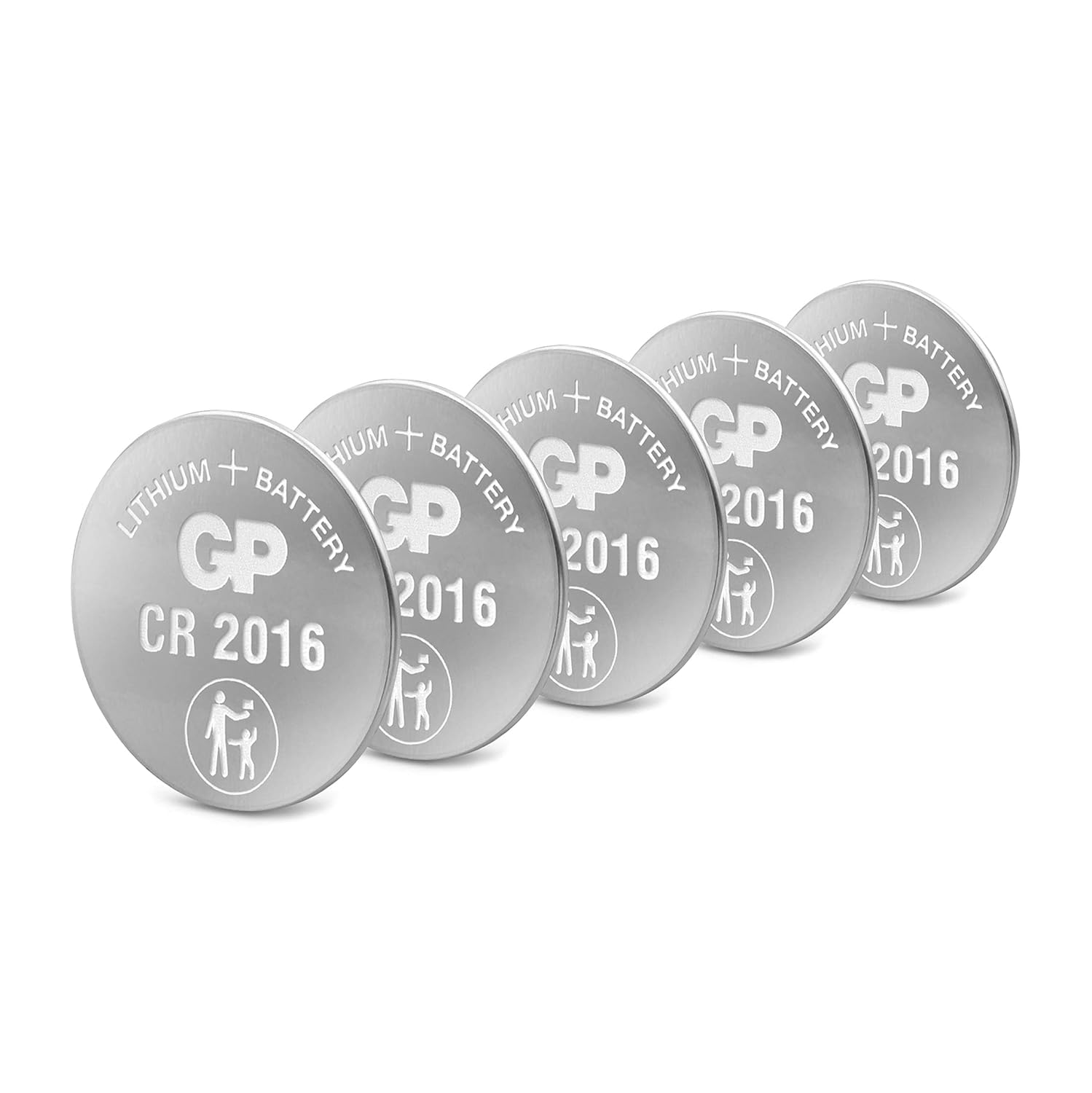 GP Battery Lithium Coin CR2016 5s Strip Multi One Size 31137E