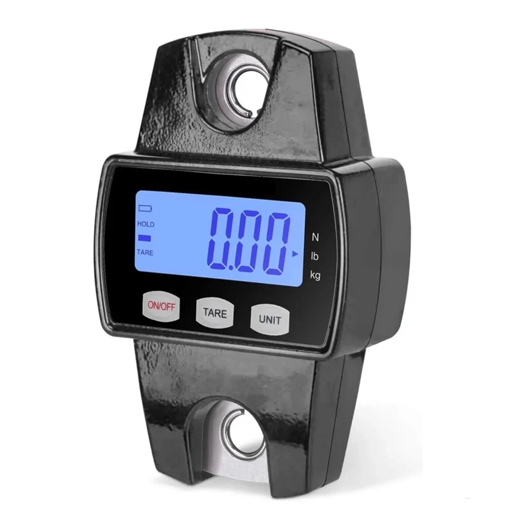 Digital Crane Scale, Digital Hanging Scale 300Kg Mini Crane Scale with Hooks for Farm, Hunting, Fishing(Nero)