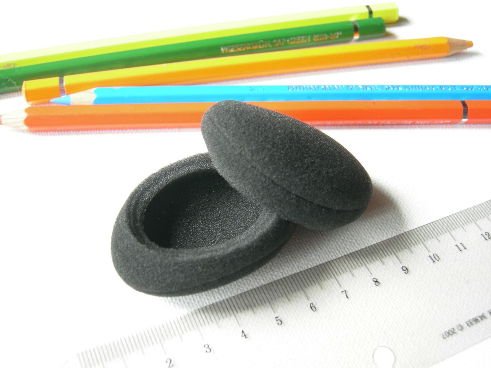 Cuscinetti Auricolari Di Ricambio Per Cuffie Sony - 3 Paia In Spugna Memory Foam E Pelle, Compatibili Con Modelli MDR Series