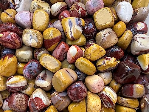 Image of GAF TREASURES 1 /2 LB Mookaite Tumbled Stones, Polished Mookaite Gemstone, Mookaite Healing Crystals (Mookaite)