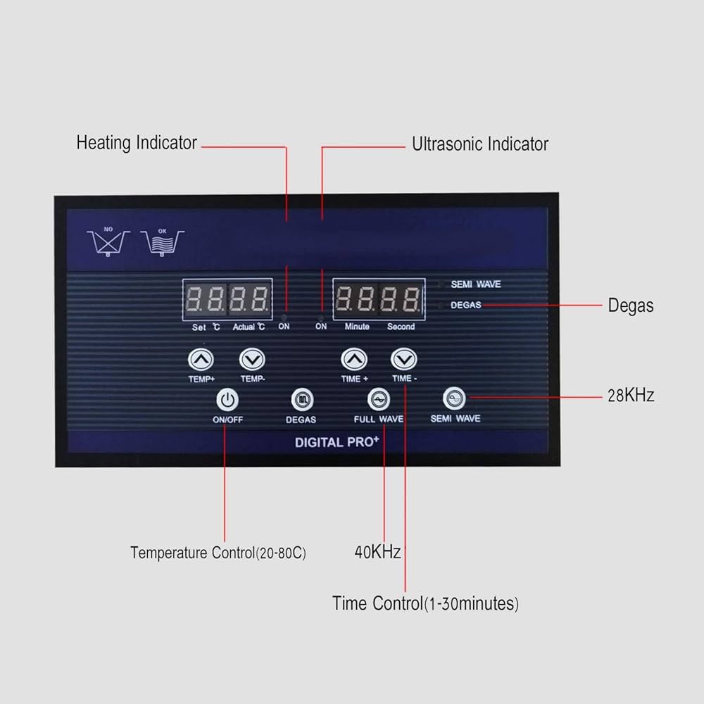 Amazon | 超音波洗浄機 2L 4L 6L 8L 10Lデジタル 家庭業務両用