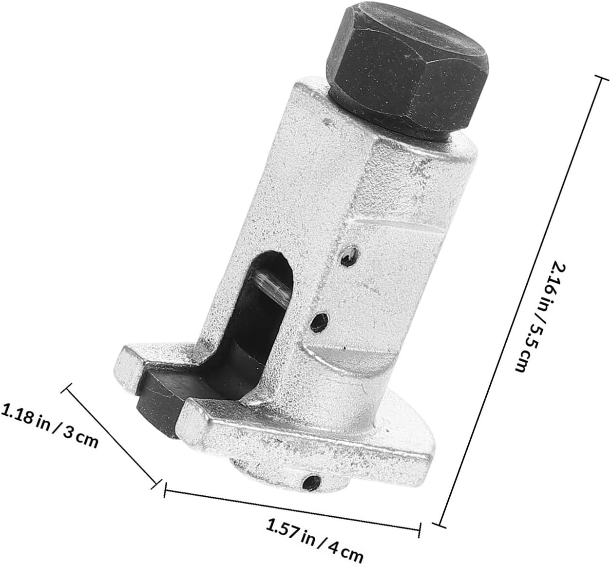 Heavy-Duty Strut Spreader Tool 3-Hole Cast Aluminum 5.5x4cm Car Suspension Socket Tool for Professional Mechanics and Automotive Suspension Repair