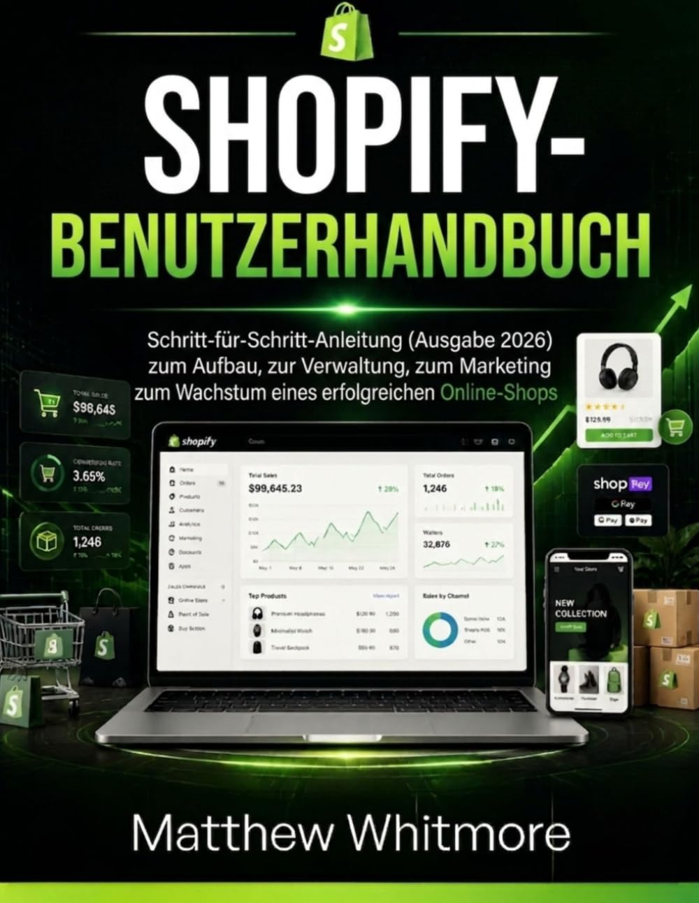 SHOPIFY-BENUTZERHANDBUCH: Schritt-für-Schritt-Anleitung (Ausgabe 2026) zum Aufbau, zur Verwaltung, zum Marketing und zum Wachstum eines erfolgreichen Online-Shops