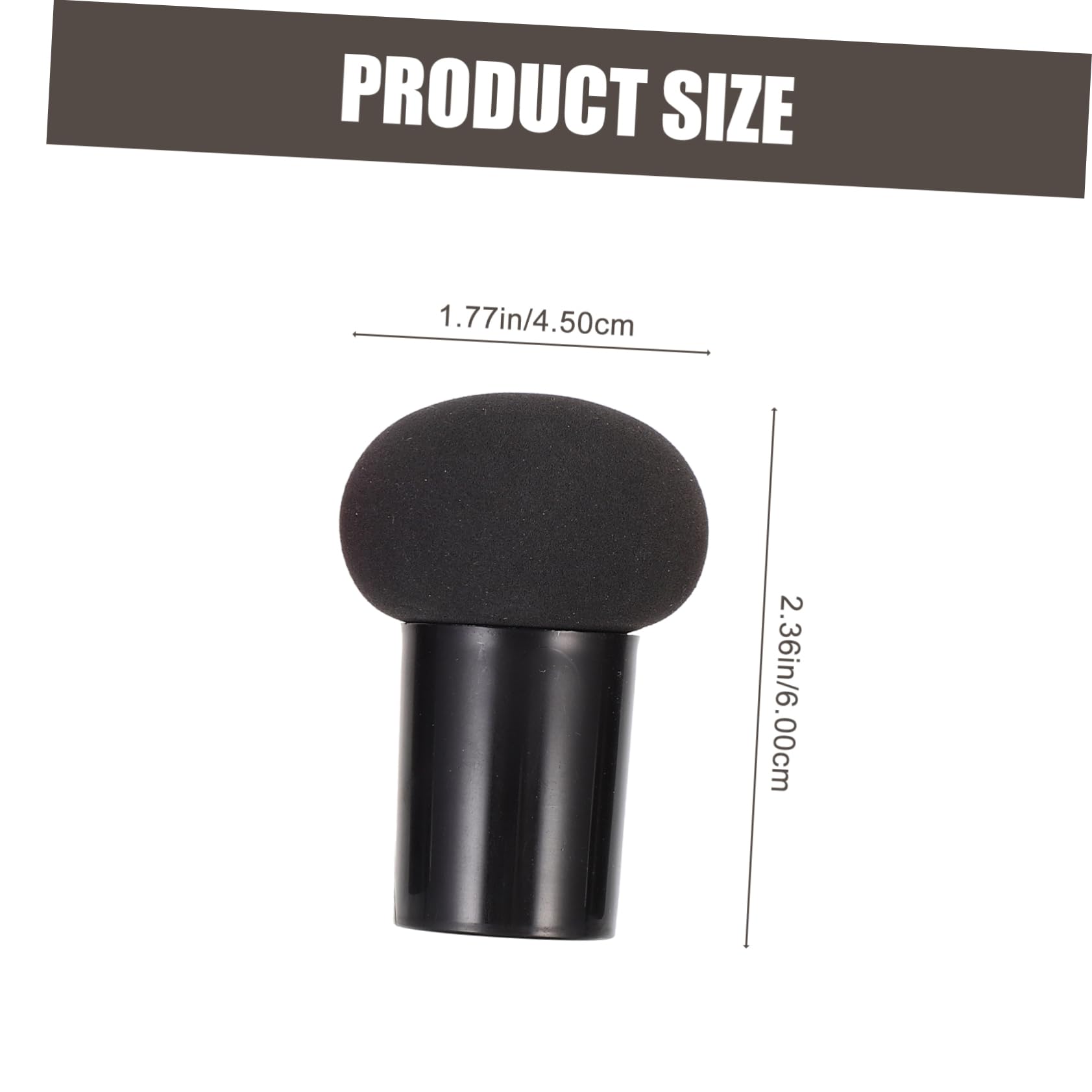 Healeved 8Pcs Mushroom Shape Makeup Sponge Dual Use Foundation Powder Puff for Application Convenient Makeup Tools Skin Tone