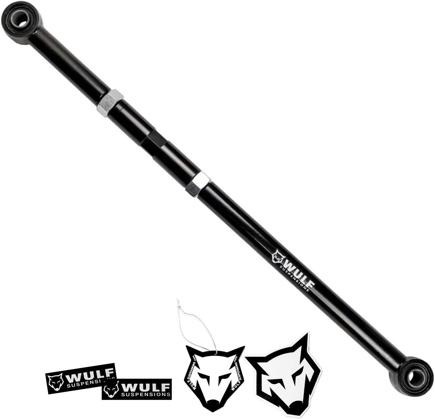 WULF Forged Steel Adjustable Track Bar for 0" to 6" Lift Kits 1999 to 2004 compatible with models Ford F250 F350 Super Duty 4X4