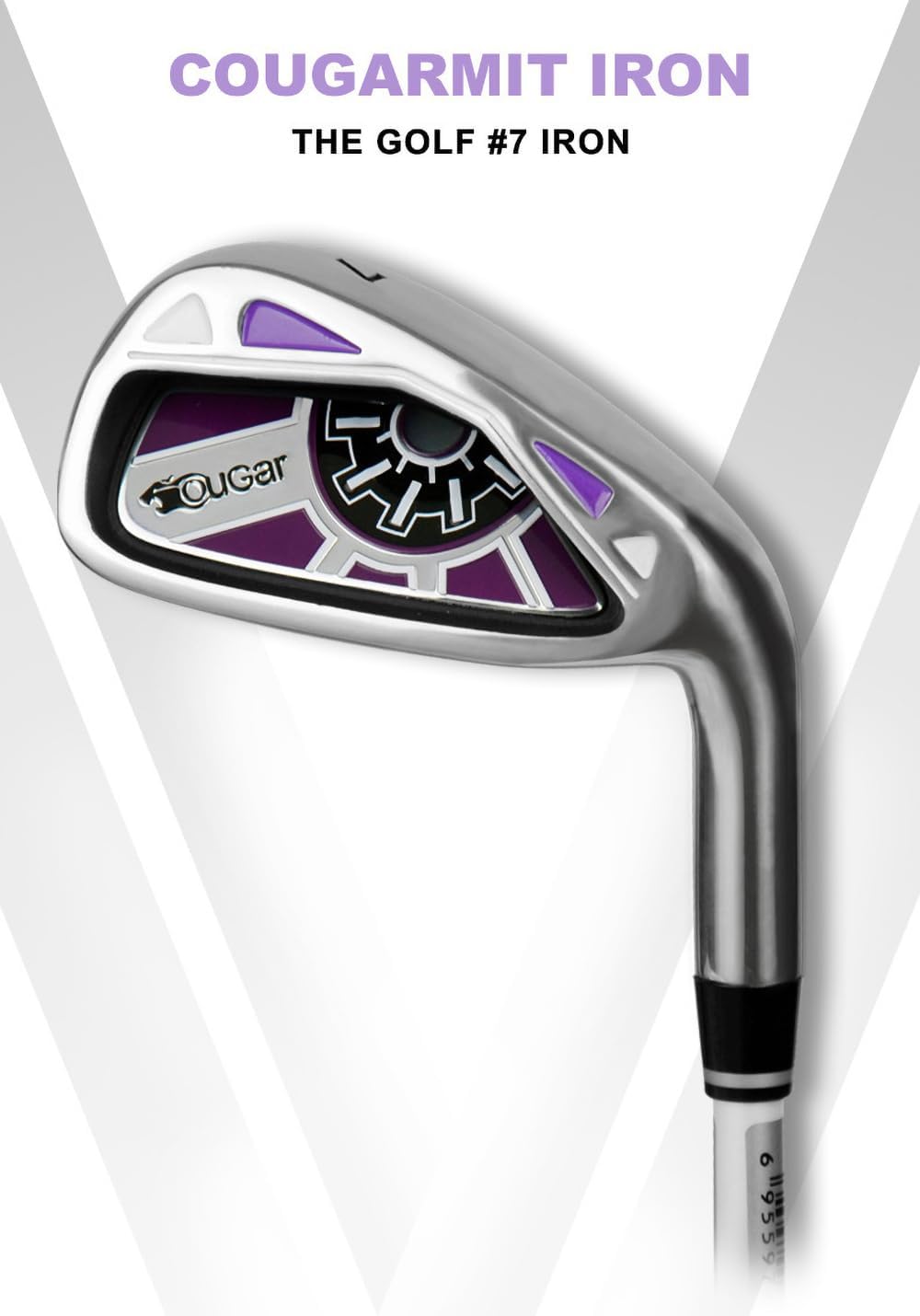 Golf Club Iron for Men and Women #7 Single Iron with Carbon Steel Shaft for Beginners Right Handed Golf Accessories