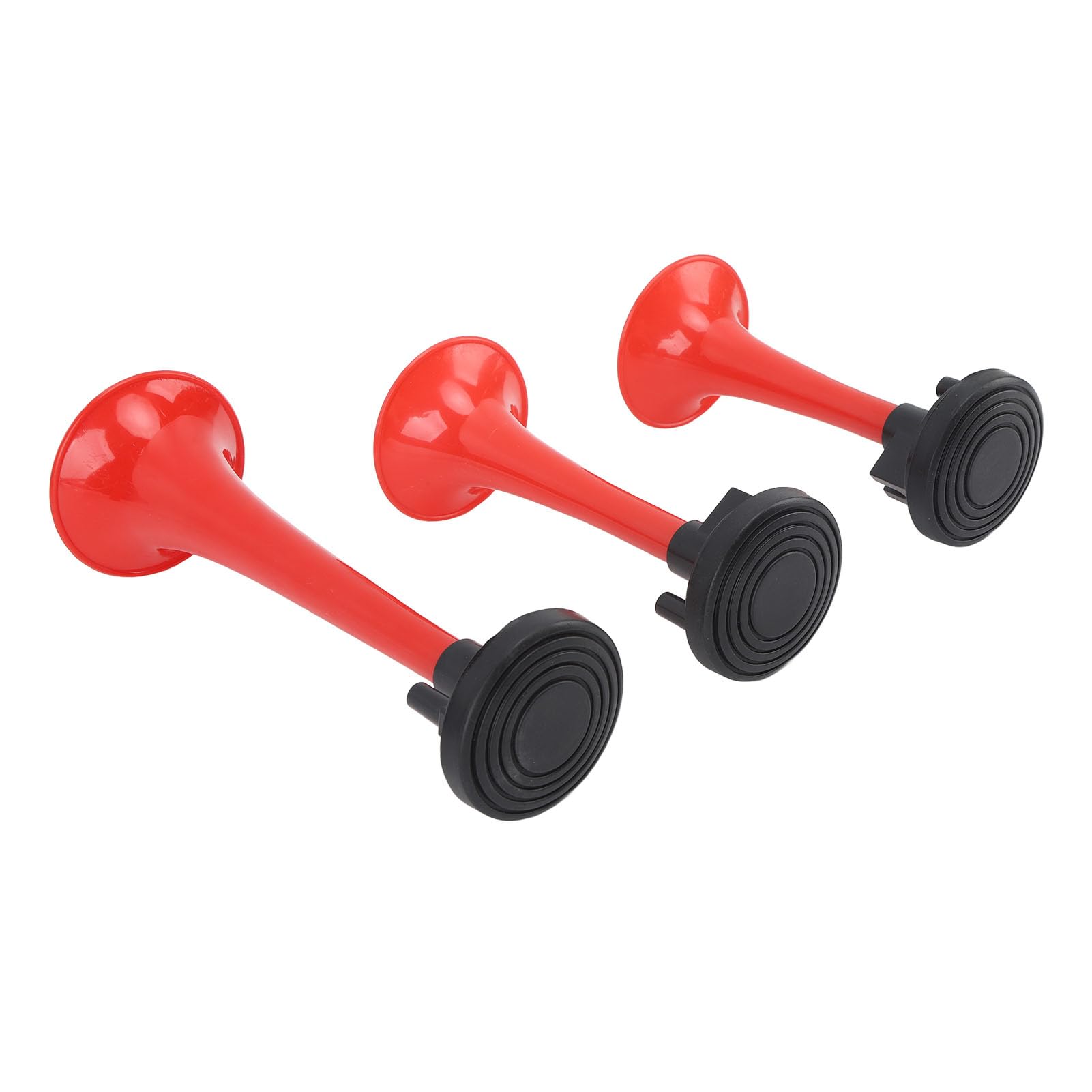 Bocina de Aire Musical 3 Trompeta 125dB Sonido Fuerte La Cucaracha 12V Resistente con Compresor de Aire y Manguera para Camión Tren Barco Coche