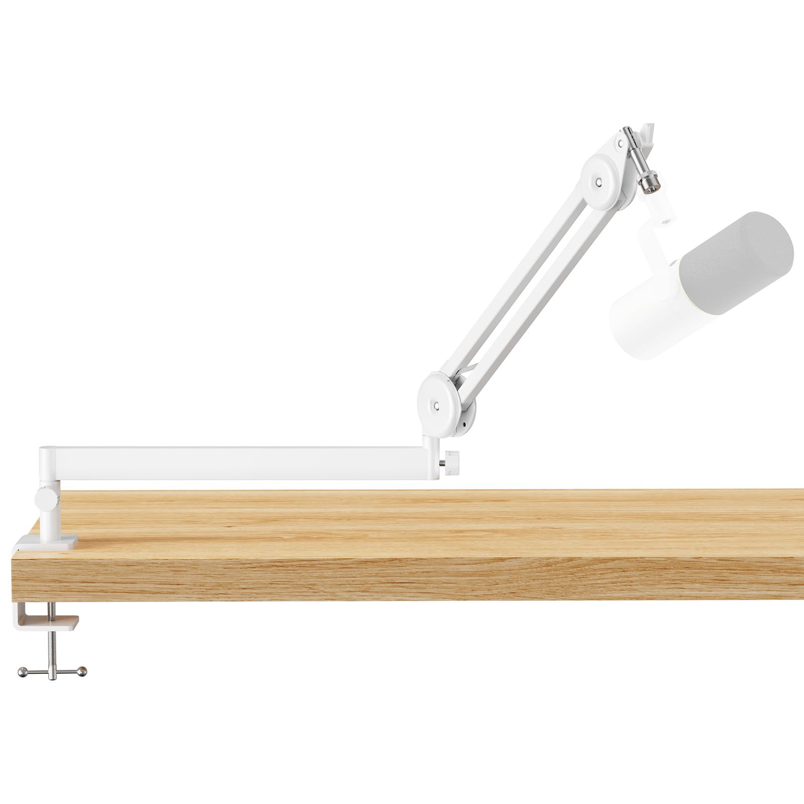 Mikrofon Arm Ständer Schreibtisch, TONOR Mikrofonarm Mikro Mic Microfono Arm mit Extragroßer Popschutz Kabelbindern