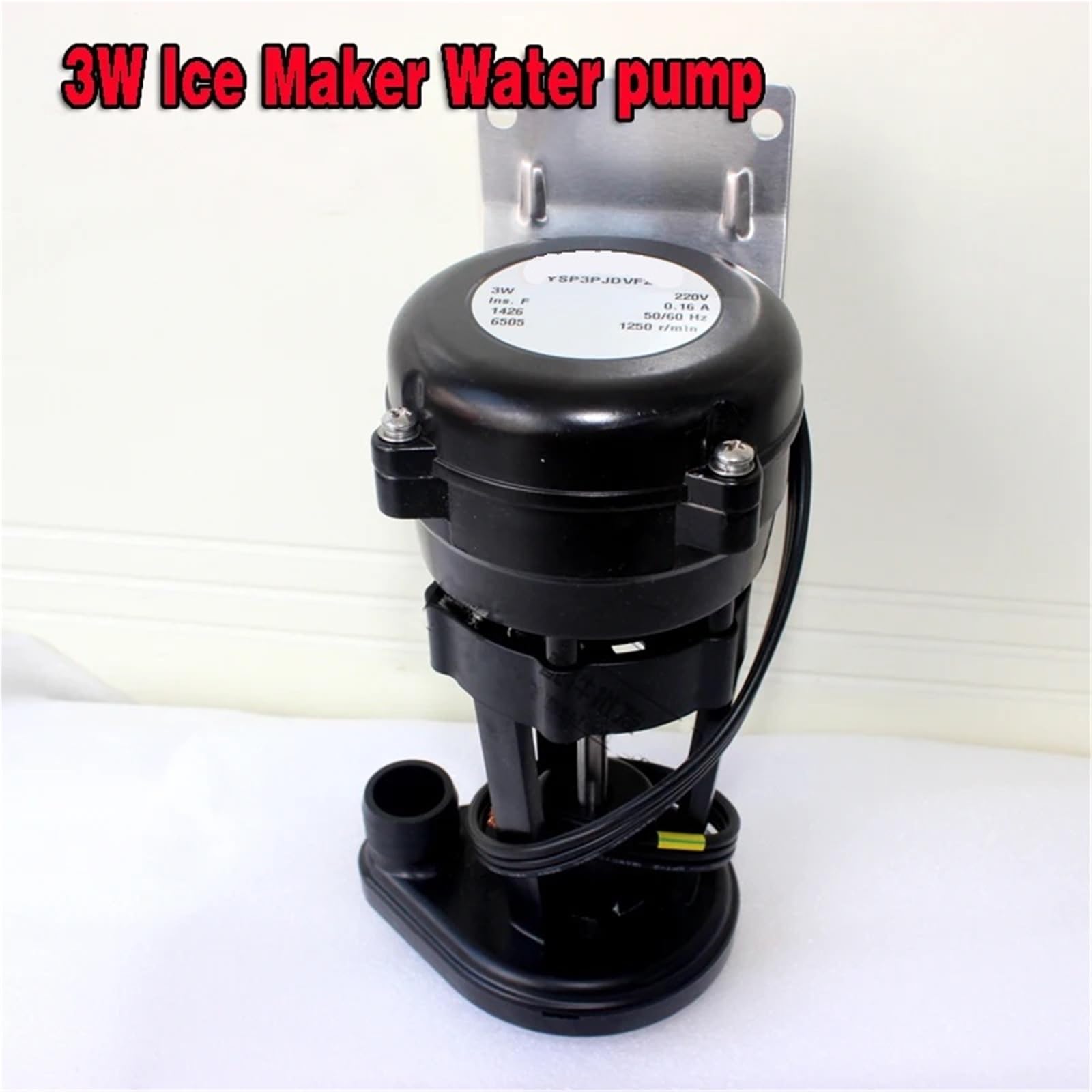3W Eismaschine Wasserpumpe Zubehör For Eismaschinen Kommerzielle Eismaschinenpumpe Herstellung Von Teilen For Eiswürfelmaschinen