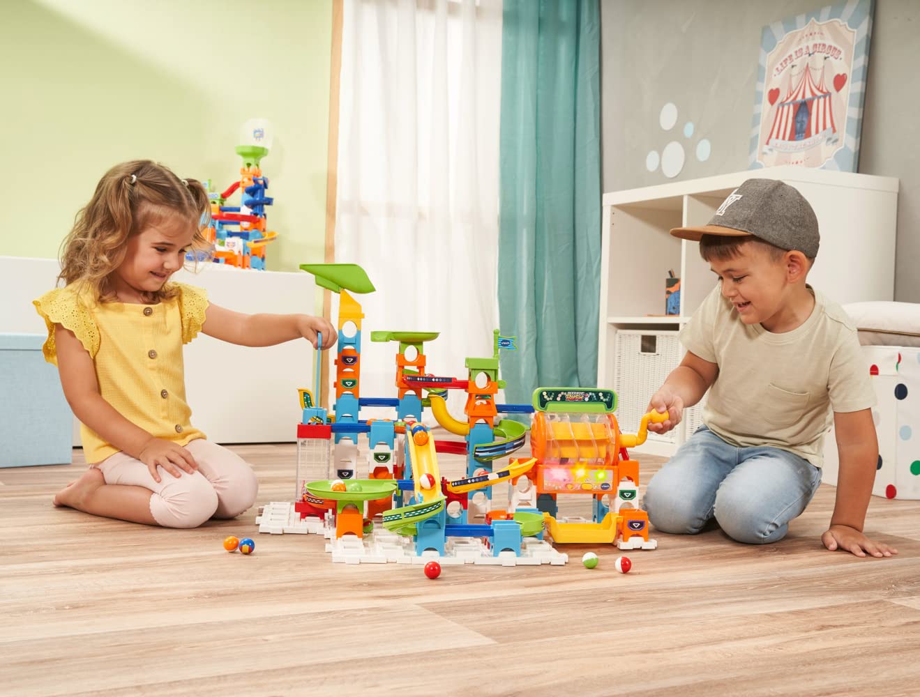 VTech Marble Rush Super Action Set L100 - Interaktive Kugelbahn