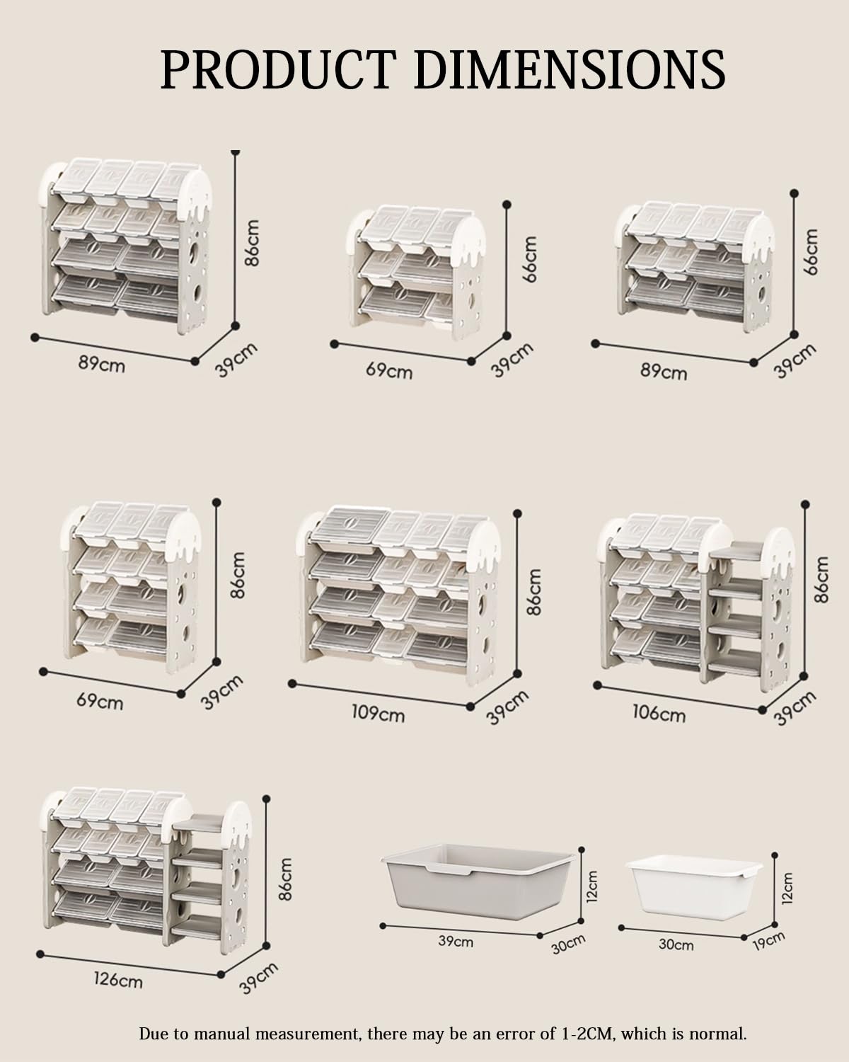 Organizer per giocattoli scaffale per libri con animali di peluche organizzatori di giocattoli e scatola per bambini libreria per bambini sala giochi arredamento camera da letto organizzatori bianco