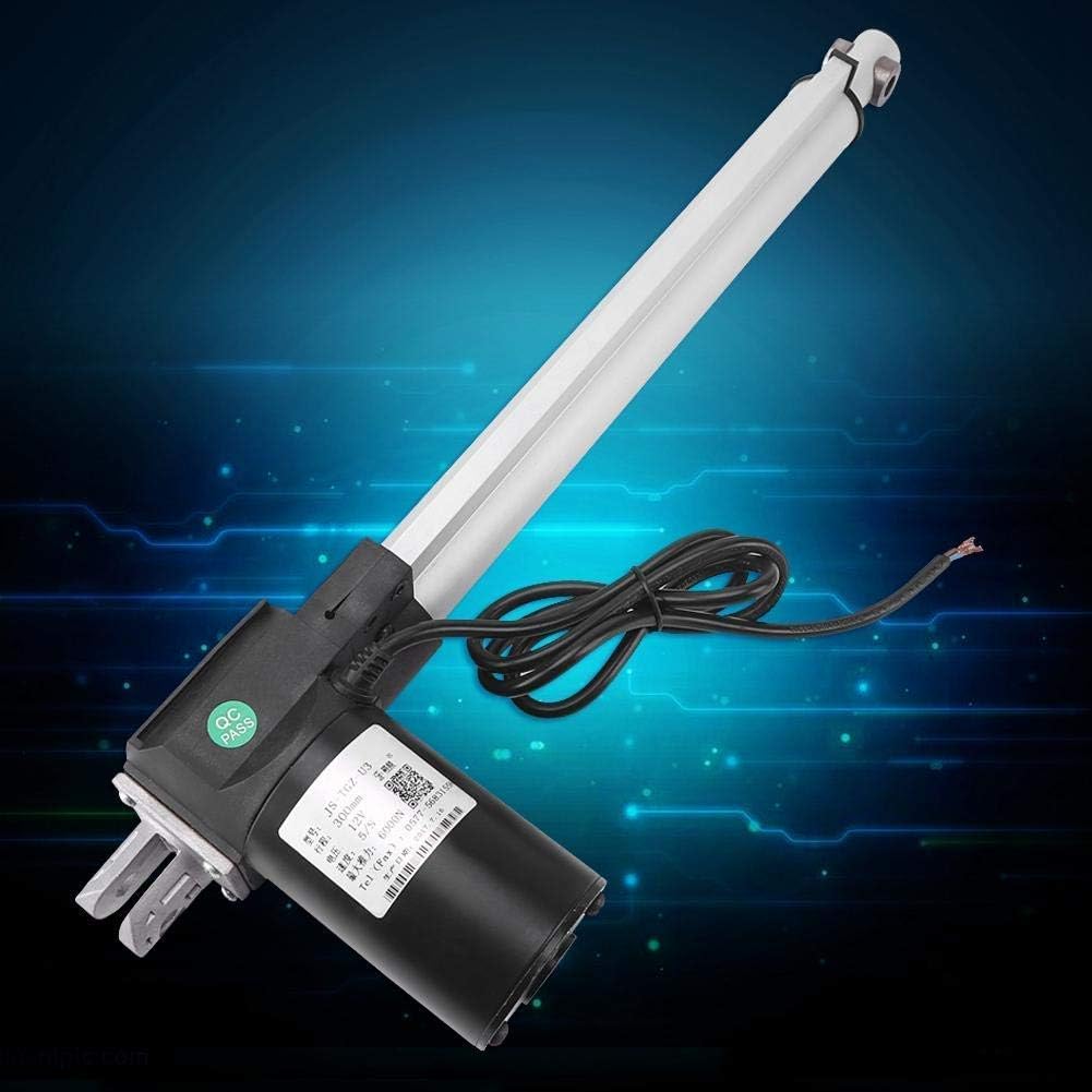Accionamiento lineal de 12 V CC, actuador lineal, motor lineal, actuador lineal, actuadores para abrepuertas eléctricas médicas electrónicas, 6000 N, 300 mm