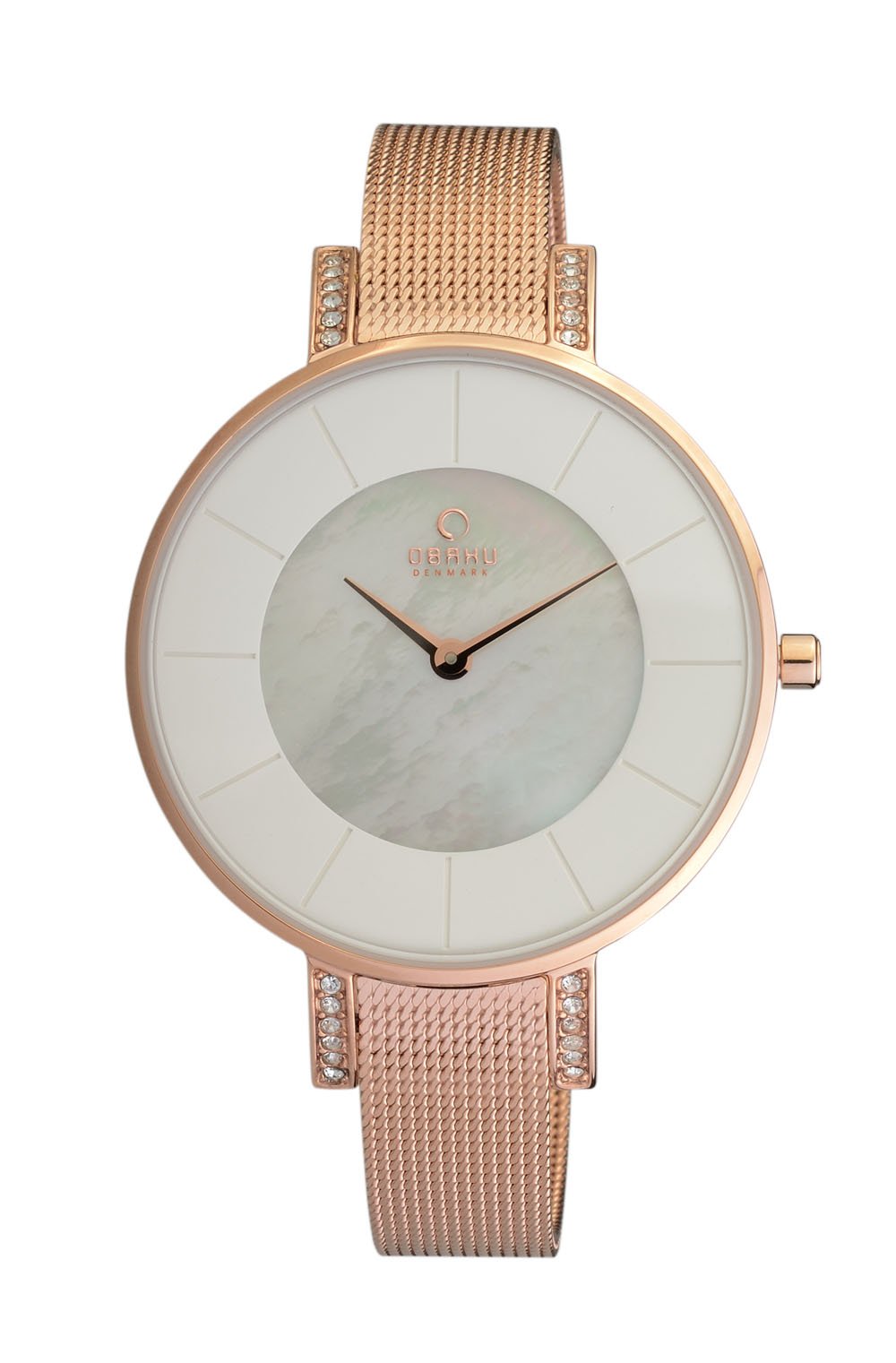 Obaku Analog White Dial Women's Watch-V158LEVWMV