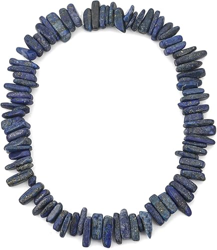 Miniatura 6 de Cuentas de piedra de lágrima irregulares de lapislázuli natural de 0.4 a 1.2 pulgadas, cuentas sueltas de piedras semipreciosas para hacer joyas, 15