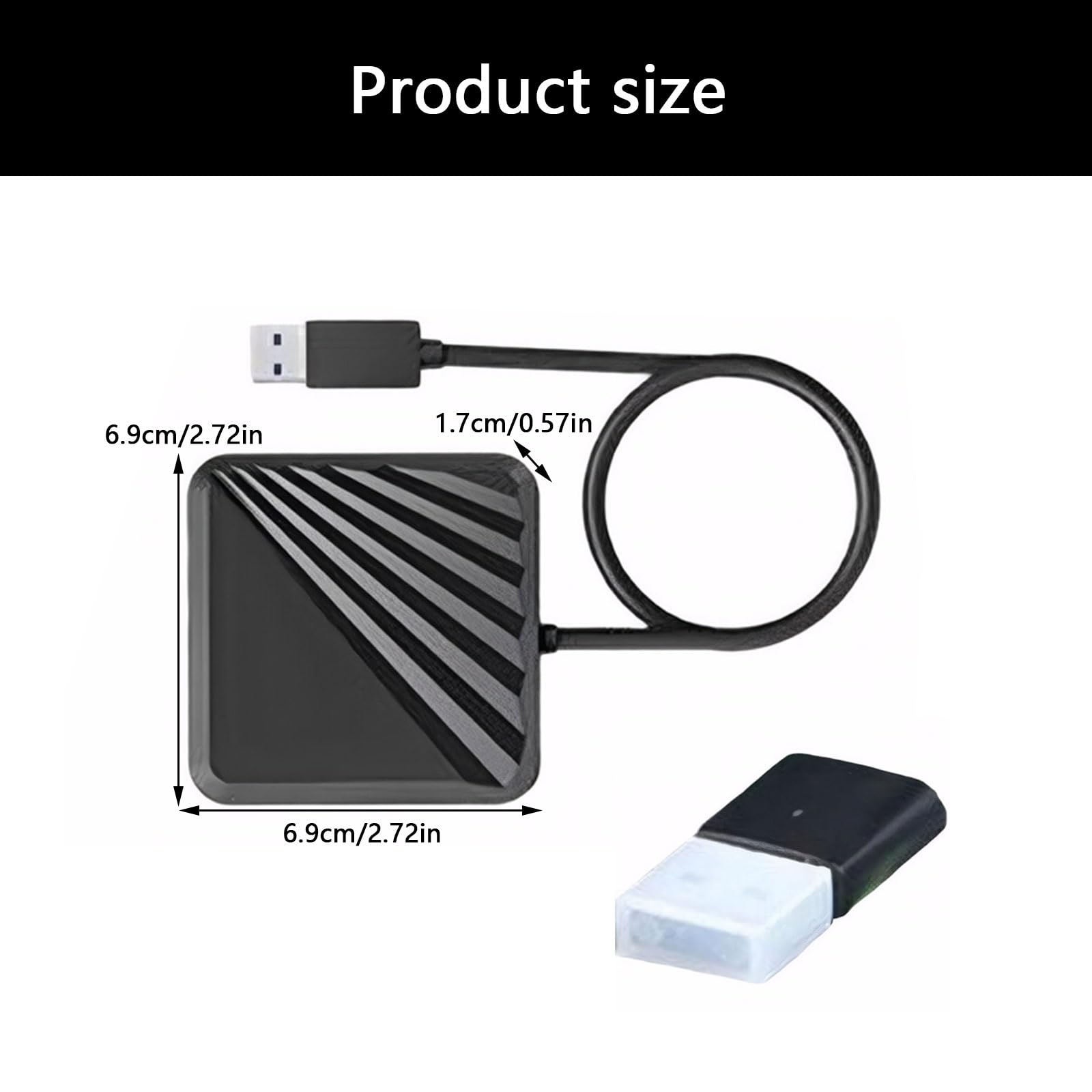 Adattatore facile da configurare con cavo di alimentazione e set di cavi DP1.4, accessori, computer USB
