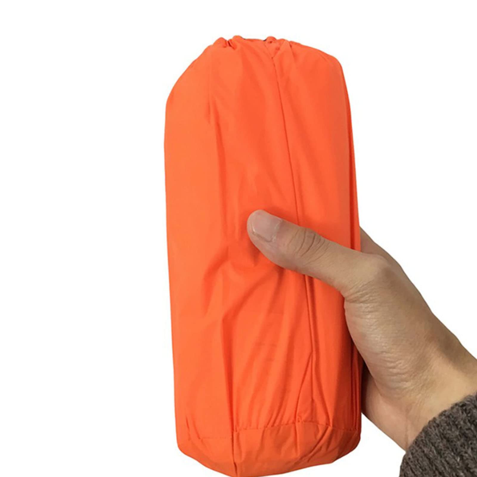 Materassino per Tenda da Esterno Campeggio Tappetino da Picnic Portatile Pausa Pranzo Cuscino per Dormire con Nido d'uovo (Orange)