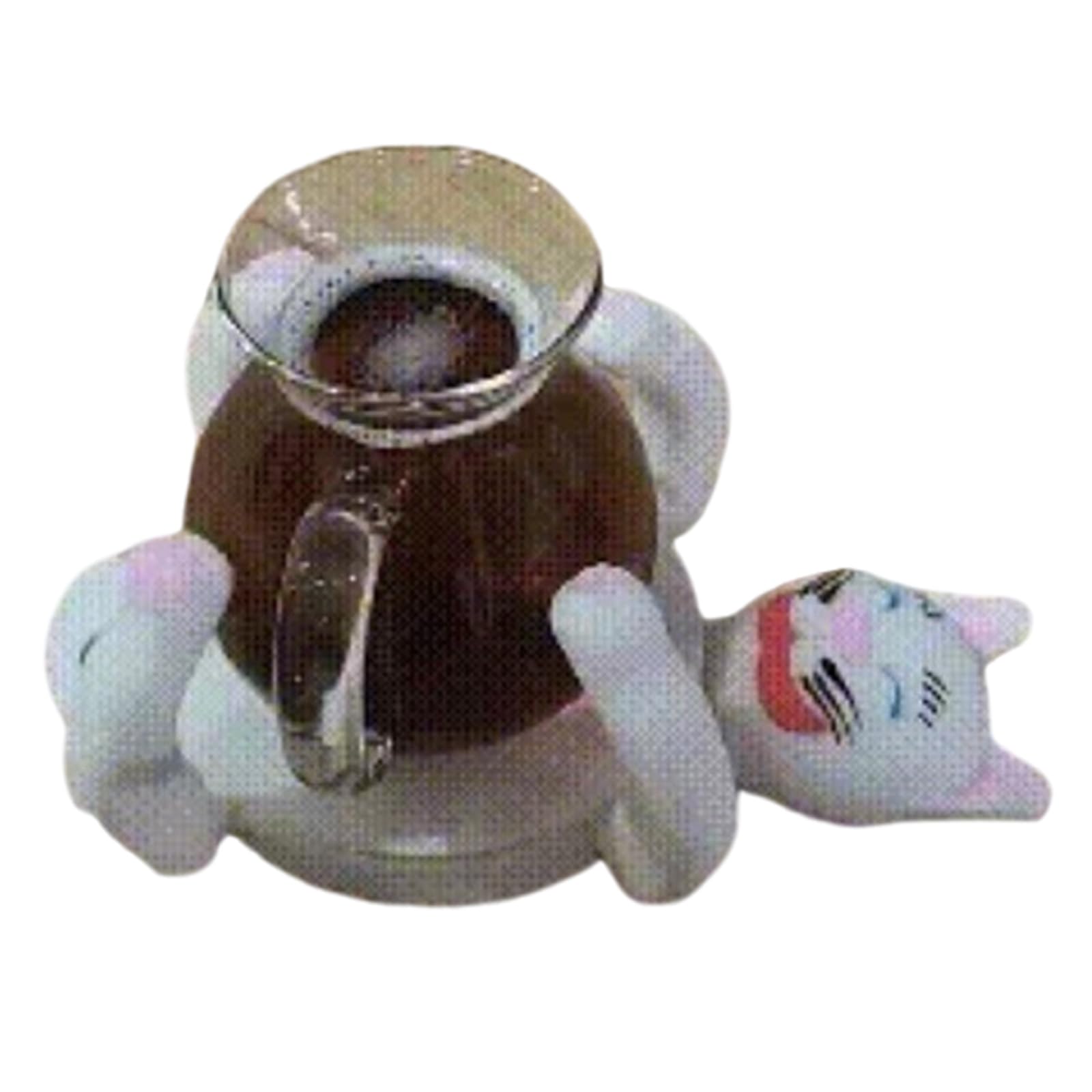 carotoe Unique 3D Print Cats Coasters for Hot and Cold Drinks Add Fun to Any Space with the Lovely Designs Cats Coasters