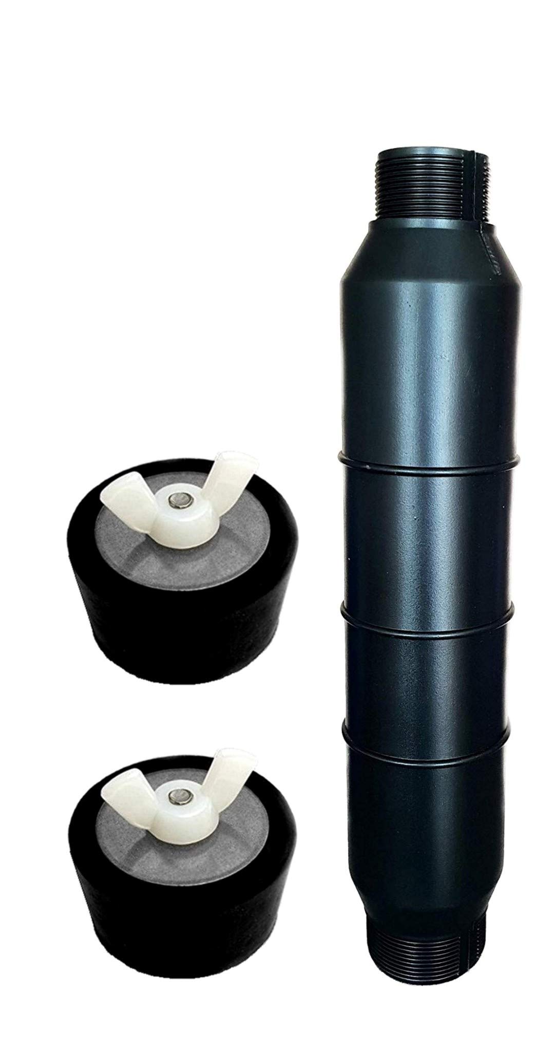 well2wellness® Kit de fermeture d'hiver pour piscine – 8 x coussinets d'hivernage, 2 x bouchons d'hiver 38-51 mm + 1 x bouchon de skimmer