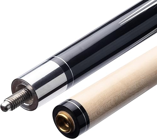 Miniatura 4 de Viper Siniestro - Taco de billar/billar (2 piezas, 58 pulgadas), color negro con puntos crema