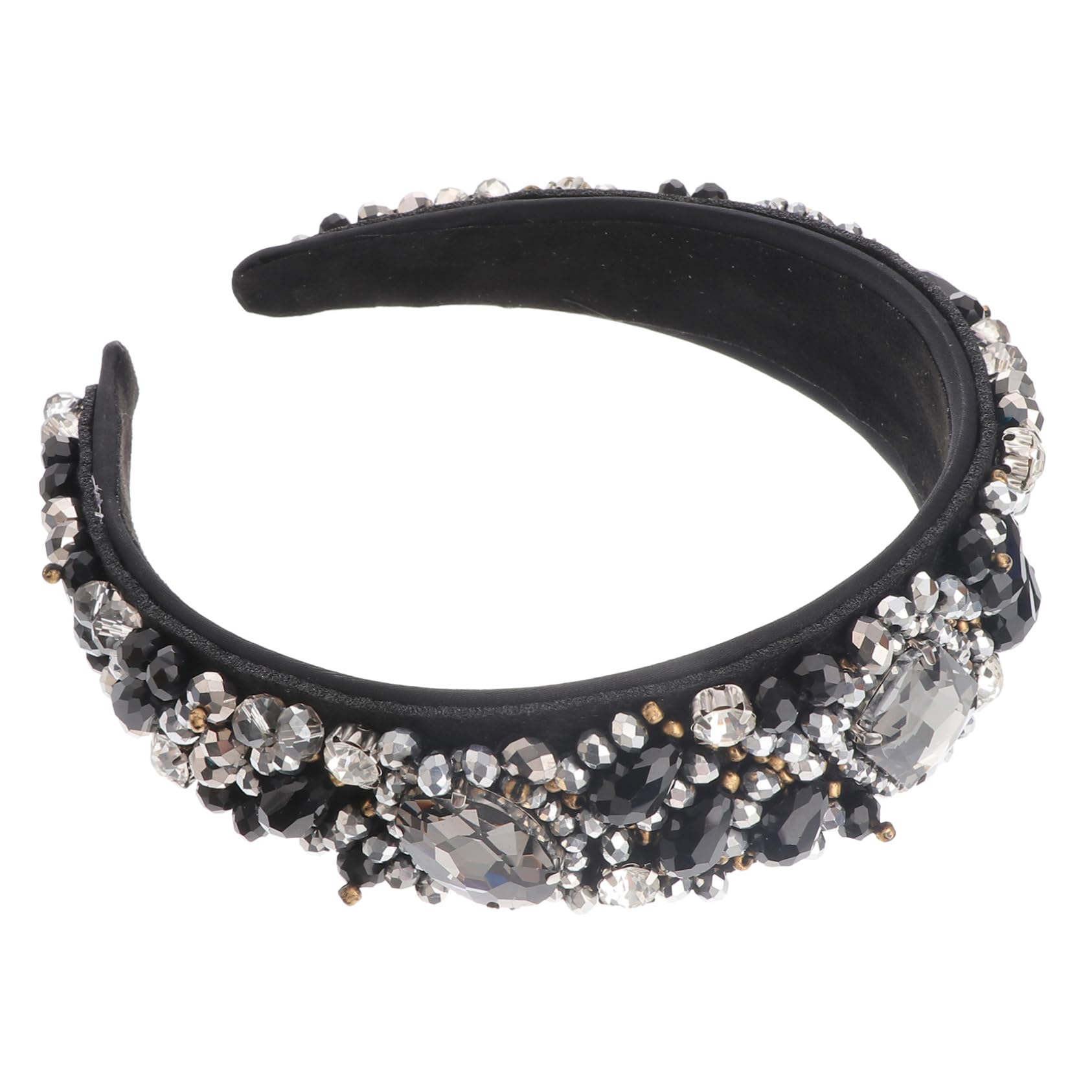 MAGICLULU 2 Fasce Per Extra Per Donne Cerchietto Con Gioielli E Strass Accessori Per Per Ragazze Cerchietto Con Strass.