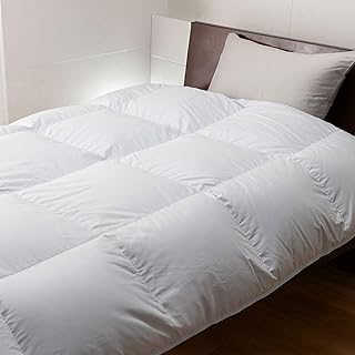 【nishikawa 西川】羽毛掛けふとん フランスホワイトダッグ(ミュラー種)93% 1.2kg シングルサイズ 日本製 ブルー【P394W】