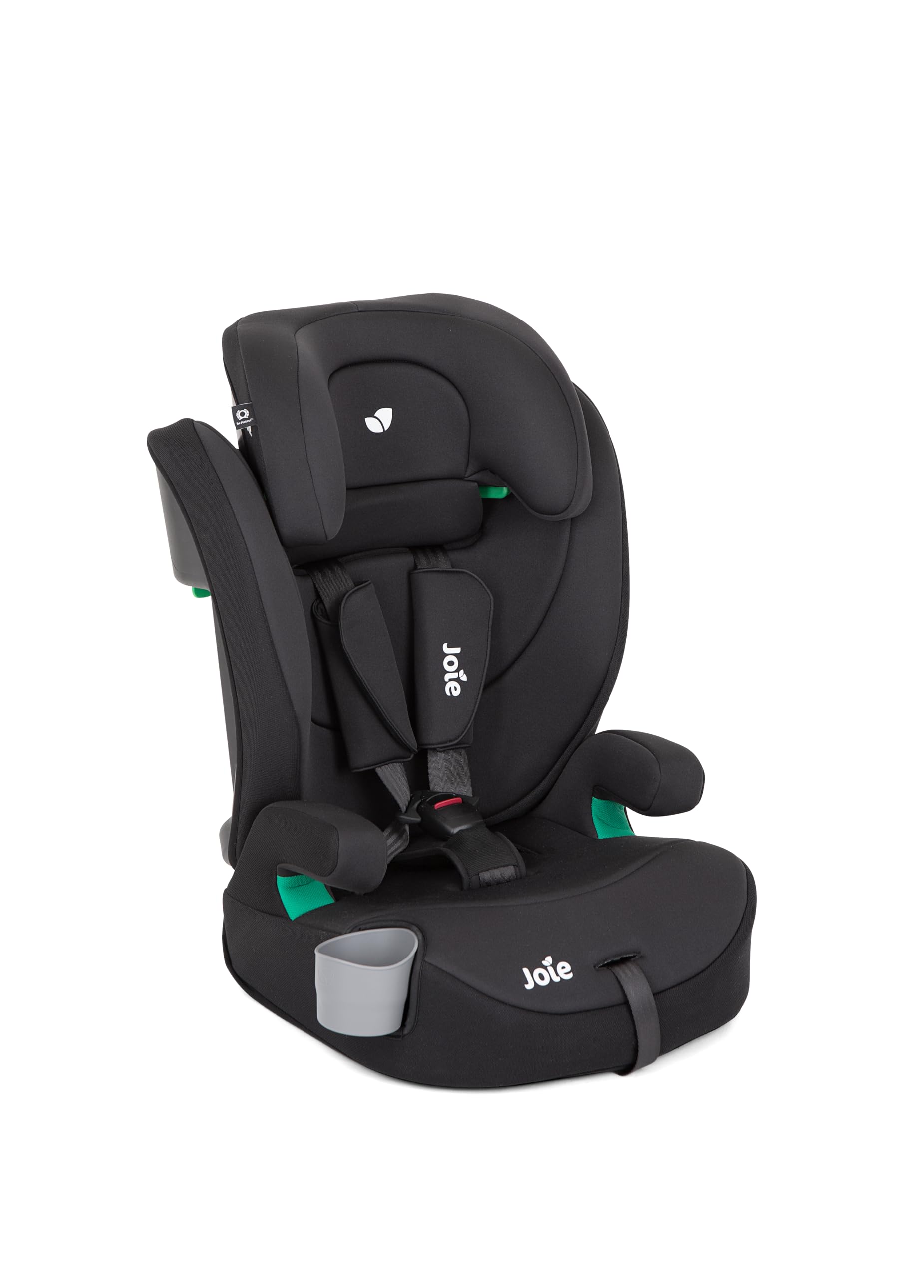 JOIE – Elevate R129 – Siège auto évolutif 15 mois–12 ans (76–150 cm), face route, i–Size, réhausseur avec dossier, confort mémoire de forme – NON ISOFIX – Coloris Shale