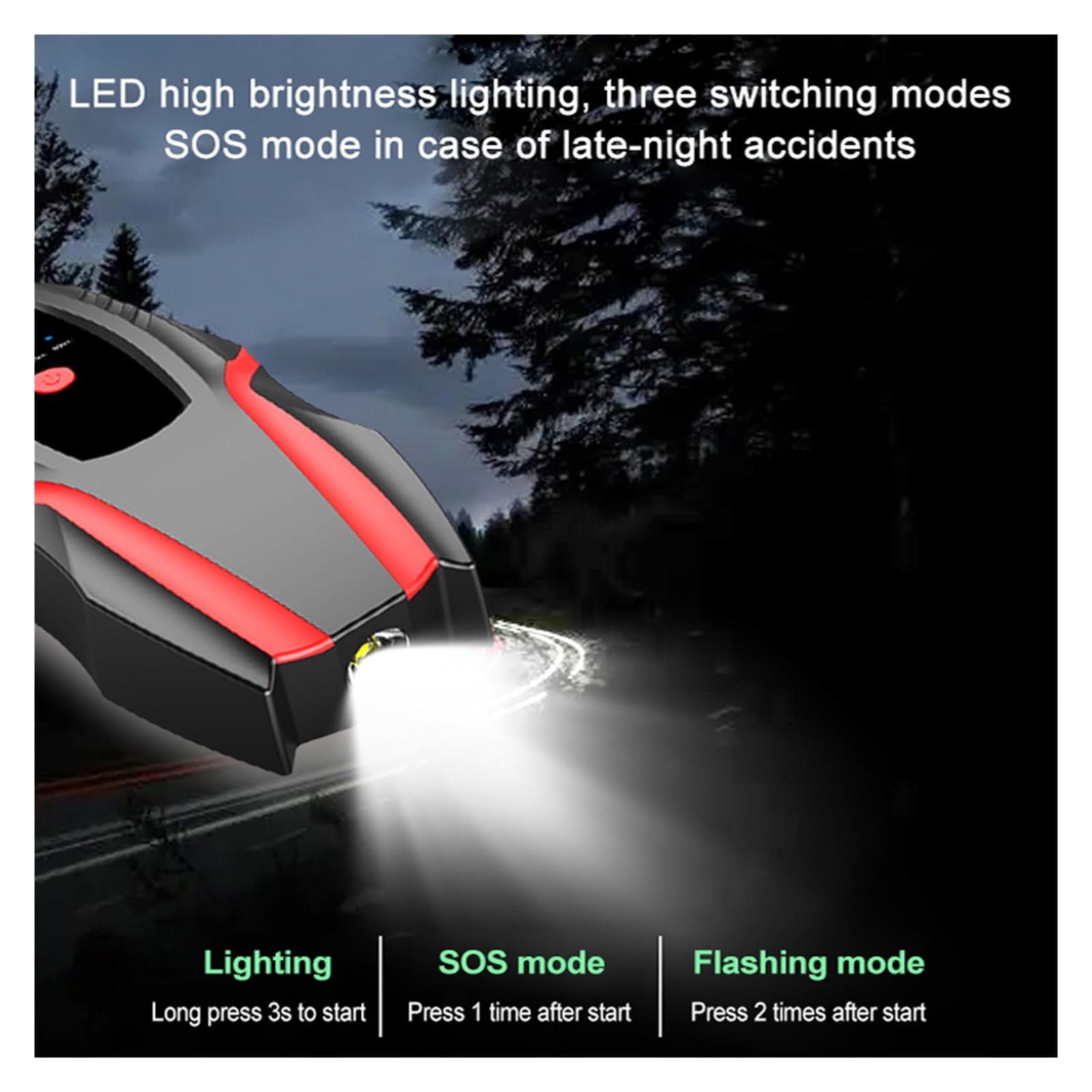 Ładowarka Samochodowa 1500A Urządzenie Do Awaryjnego Uruchamiania 22000mAh Ładowarka Power Bank Przenośne Urządzenie Rozruchowe Auto Booster