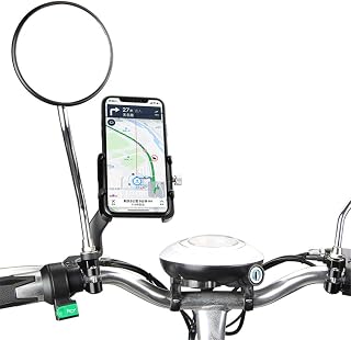 GUB PLUS6-MD Alloy Cycling Stand Bracket Adjustable Bike Bicycle Handlebar Phone Mount Motorcycle Rear View Mirror Phone Holder