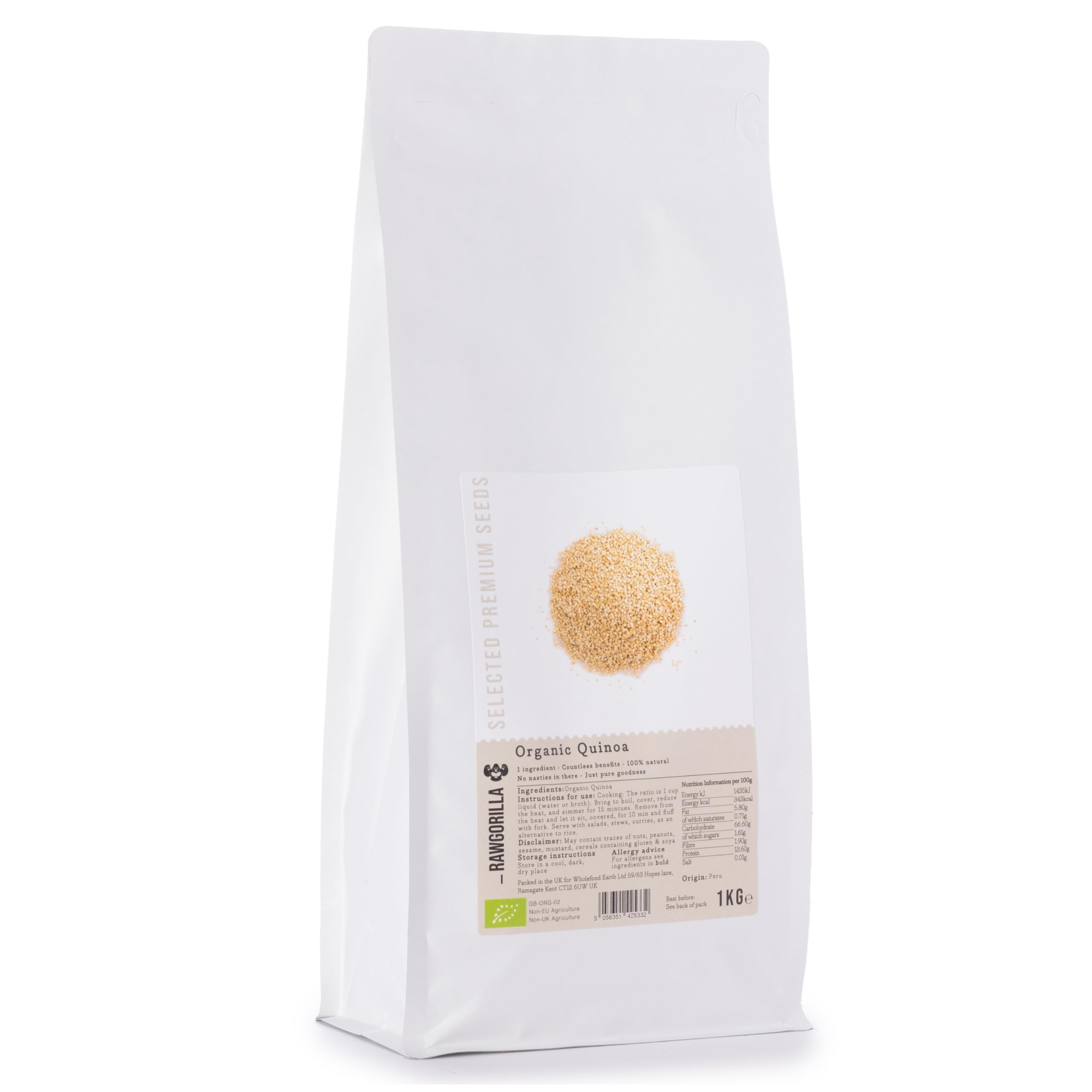 Organic Quinoa - RAWGORILLA - 1kg