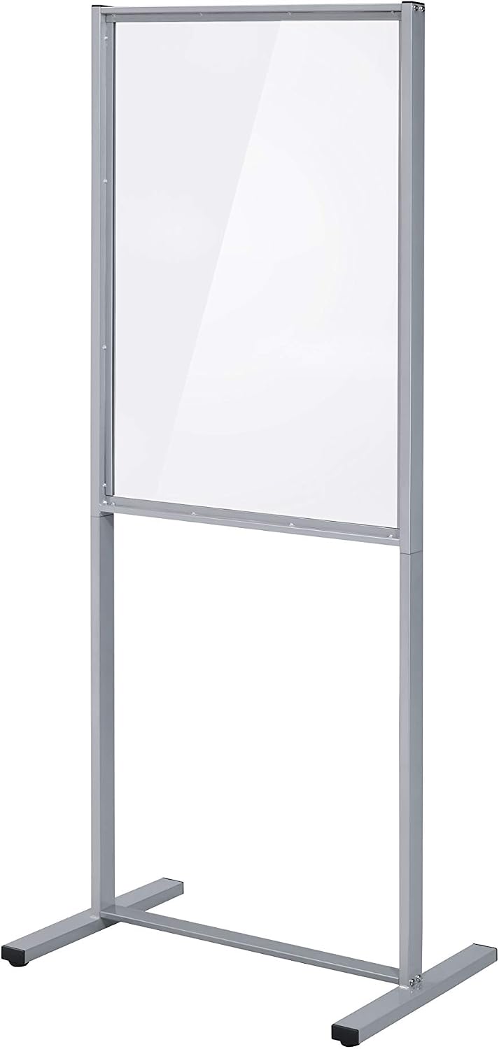 Proman Products Freeman Partition Divider, Silver
